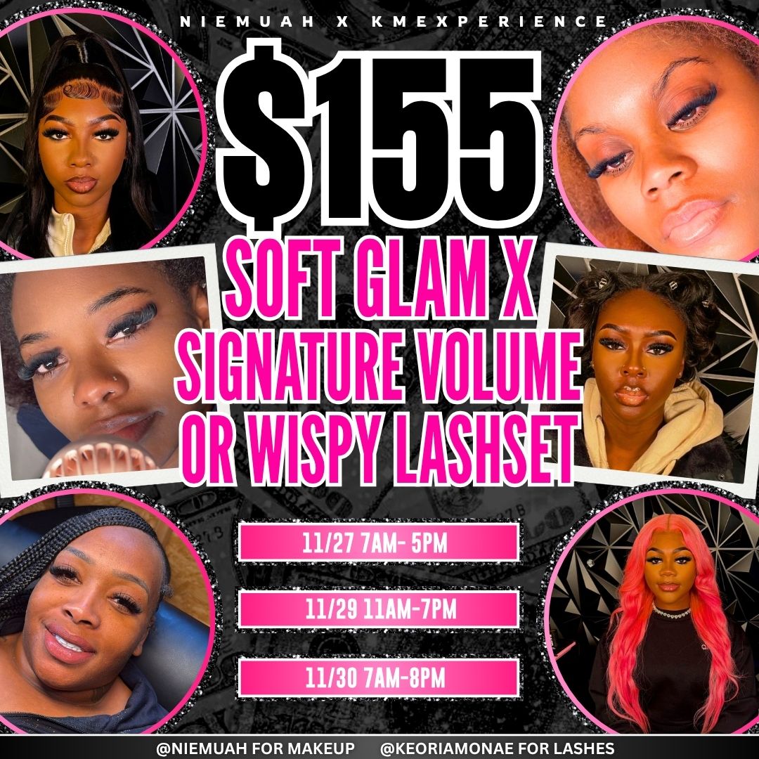 Signature lash set x Softglam