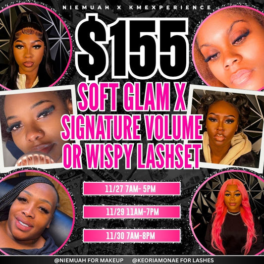 Signature lash set x Softglam