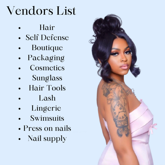 Vendors list                   (Read description below)